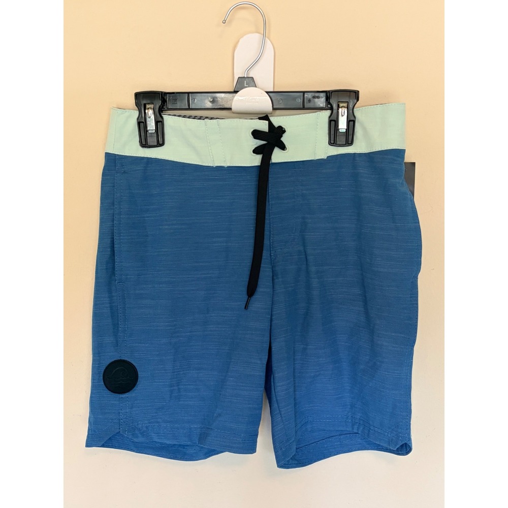 Art Class Blue Mesh Lined UPF50+ Board Shorts Swim Trunks Boys 10 NEW NWT